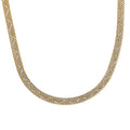 21K Yellow Gold Bismark Chain Necklace 21 Inches 8.50 Grams - Sticky add to cart bar