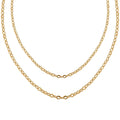 Brillo Italian 10K Yellow Gold Diamond-cut Necklace 60 Inches 2.75 Grams - Sticky add to cart bar