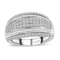 Diamond Ring in Rhodium Over Sterling Silver (Size 7.0) 1.00 ctw - Sticky add to cart bar