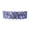 Tanzanite Ring in Platinum Over Sterling Silver 3.75 ctw - Sticky add to cart bar