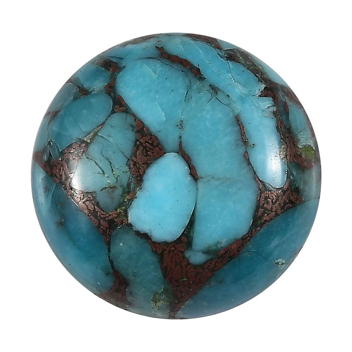 AA Blue Turquoise (Rnd 14 mm) 6.28 ctw