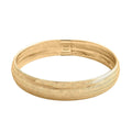 Italian 10K Yellow Gold Adjustable Mesh Bangle Bracelet 2.40 Grams - Sticky add to cart bar