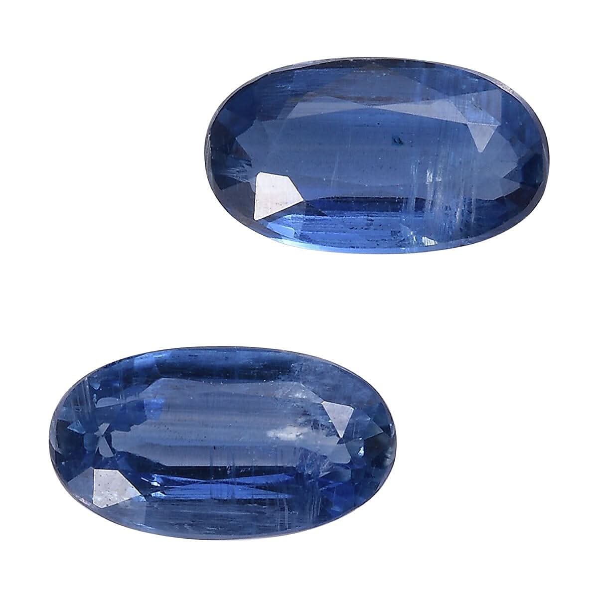 Kyanite Set of 2 (Oval 9x5 mm) 2.77 ctw