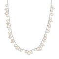 White Freshwater Pearl Necklace (20 Inches) in Sterling Silver - Sticky add to cart bar