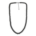 Black Tourmaline Beaded Necklace 20-22 Inches in Sterling Silver 265.00 ctw - Sticky add to cart bar