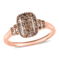 Diamond Classic Vintage Ring in Sterling Silver - Sticky add to cart bar