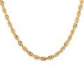 10K Yellow Gold 4mm Rope Necklace (20 Inches) (6 g) - Sticky add to cart bar