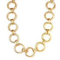 Link Necklace in Goldtone 21.50-45.50 Inches
