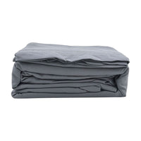 2200 Series 80 GSM Ivory Microfiber 4pc Sheet Set -King