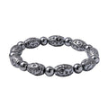 Terahertz 103.25 ctw Beaded and Carved Barrel Stretch Bracelet - Sticky add to cart bar