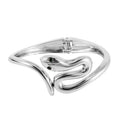 Doorbuster Green Austrian Crystal Snake Bangle Bracelet in Silvertone (7.0 in) - Sticky add to cart bar