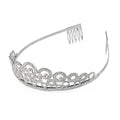 Doorbuster Austrian Crystal Tiara in Silvertone - Sticky add to cart bar