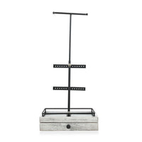Tower Jewelry Holder -White (10"x4"x20.5")