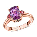 Luxoro 10K Rose Gold AAA Patroke Kunzite, Natural Calabar Pink Tourmaline Ring (Size 7.0) 3.40 ctw - Sticky add to cart bar