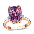 Luxoro 14K Rose Gold AAA Patroke Kunzite, Diamond (G-H, I1) Ring (Size 6.0) (4.70 g) 6.35 ctw - Sticky add to cart bar