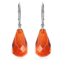 Baltic Amber Honey Drop Earrings