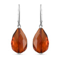 Baltic Dark Amber Earrings in Sterling Silver - Sticky add to cart bar