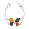 Baltic Amber Butterfly Bracelet in Sterling Silver - Sticky add to cart bar