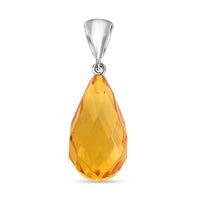 Baltic Amber Essence Pendant in Sterling Silver