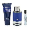 CLOSEOUT Mont Blanc Explorer Ultra Blue EAU De Parfum Set (Parfum 3.3oz, Travel 0.25oz, & Shower Gel 3.3oz) - Sticky add to cart bar