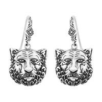 Bali Legacy Sterling Silver Lion Earrings 19 Grams