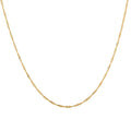 14K Yellow Gold 1.20mm Singapore Twist Chain Necklace 20 Inches 1.6 Grams - Sticky add to cart bar
