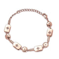 Karis White Zircon Bracelet in Platinum Bond (6.50-8.0In) 0.08 ctw - Sticky add to cart bar