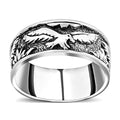 TLV Bali Legacy Sterling Silver Engraved Eagle Ring (Size 10.0) (4.65 g) - Sticky add to cart bar