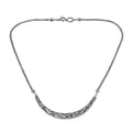 TLV Bali Legacy Sterling Silver Engraved Eagle Tulang Naga Necklace (18 Inches) (29.90 g) - Sticky add to cart bar
