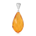 Baltic Amber Pendant in Sterling Silver - Sticky add to cart bar