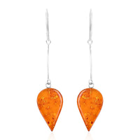 Baltic Amber Forest Whisper Drop Earrings