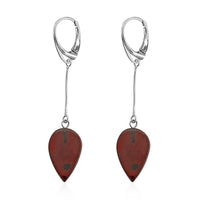 Baltic Amber Terra Flame Earrings
