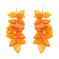 Baltic Amber Autumn Cascade Earrings