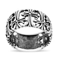 Bali Legacy Sterling Silver Cross Band Ring (Size 10.0) 6.30 Grams - Sticky add to cart bar