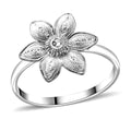 Artistry Tarakashi Collection Sterling Silver Flower Ring (2.45 g) - Sticky add to cart bar