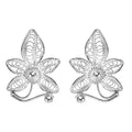 Artistry Tarakashi Collection Sterling Silver Floral Earrings 2.52 Grams - Sticky add to cart bar