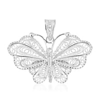 Artistry Tarakashi Collection Sterling Silver Butterfly Pendant 2.75 Grams