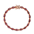 Premium Blush Apatite and Blue Apatite Bracelet in Vermeil Rose Gold Over Sterling Silver (7.25 In) 15.65 ctw - Sticky add to cart bar