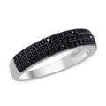 Premium Thai Black Spinel Ring in Rhodium Over Sterling Silver (Size 10.0) 1.50 ctw - Sticky add to cart bar