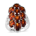 Premium Santa Ana Madeira Citrine Cluster Ring in Platinum Over Sterling Silver (Size 10.0) 6.90 ctw - Sticky add to cart bar