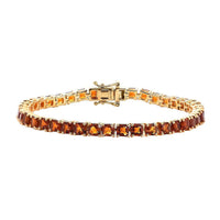 Premium Santa Ana Madeira Citrine Tennis Bracelet in Vermeil Yellow Gold Over Sterling Silver (6.50 In) 11.00 ctw