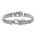 Bali Legacy Sterling Silver Jaguar Bracelet (6.50 In) 63.80 Grams - Sticky add to cart bar