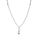 Doorbuster Platinum Over Sterling Silver Oval Link Chain Tassel Necklace 20 Inches 12.75 Grams - Sticky add to cart bar