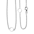 Doorbuster Platinum Over Sterling Silver Cable Link Chain Necklace 20 Inches 5.10 Grams - Sticky add to cart bar