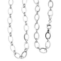 Doorbuster Platinum Over Sterling Silver Necklace 20 Inches 21.40 Grams - Sticky add to cart bar