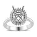 Rhapsody 950 Platinum E-F VS Diamond Mounting Ring (Size 7.0) 7.50 Grams 0.20 ctw - Sticky add to cart bar