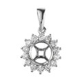 Rhapsody 950 Platinum E-F VS Diamond Mounting Pendant 0.10 ctw - Sticky add to cart bar
