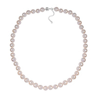 Doorbuster 14K White Gold Magnetic Lock Freshwater Pearl 9-10mm Necklace 18-20 Inches