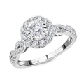 14K White Gold G SI1 Diamond Ring 0.75 ctw - Sticky add to cart bar