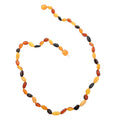 Multi Color Amber Beaded Necklace 16 Inches - Sticky add to cart bar